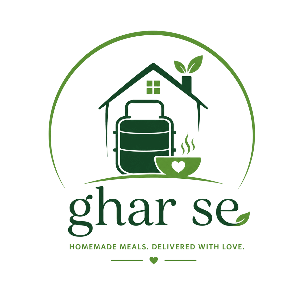 Ghar Se — Homemade meals. Delivered with love.