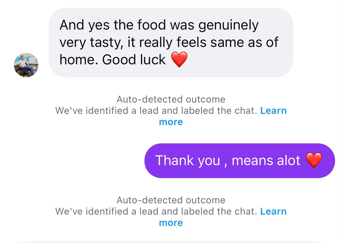 Customer review screenshot