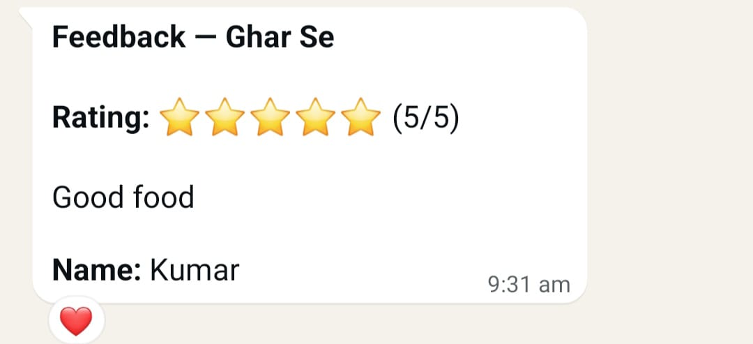 Customer review screenshot
